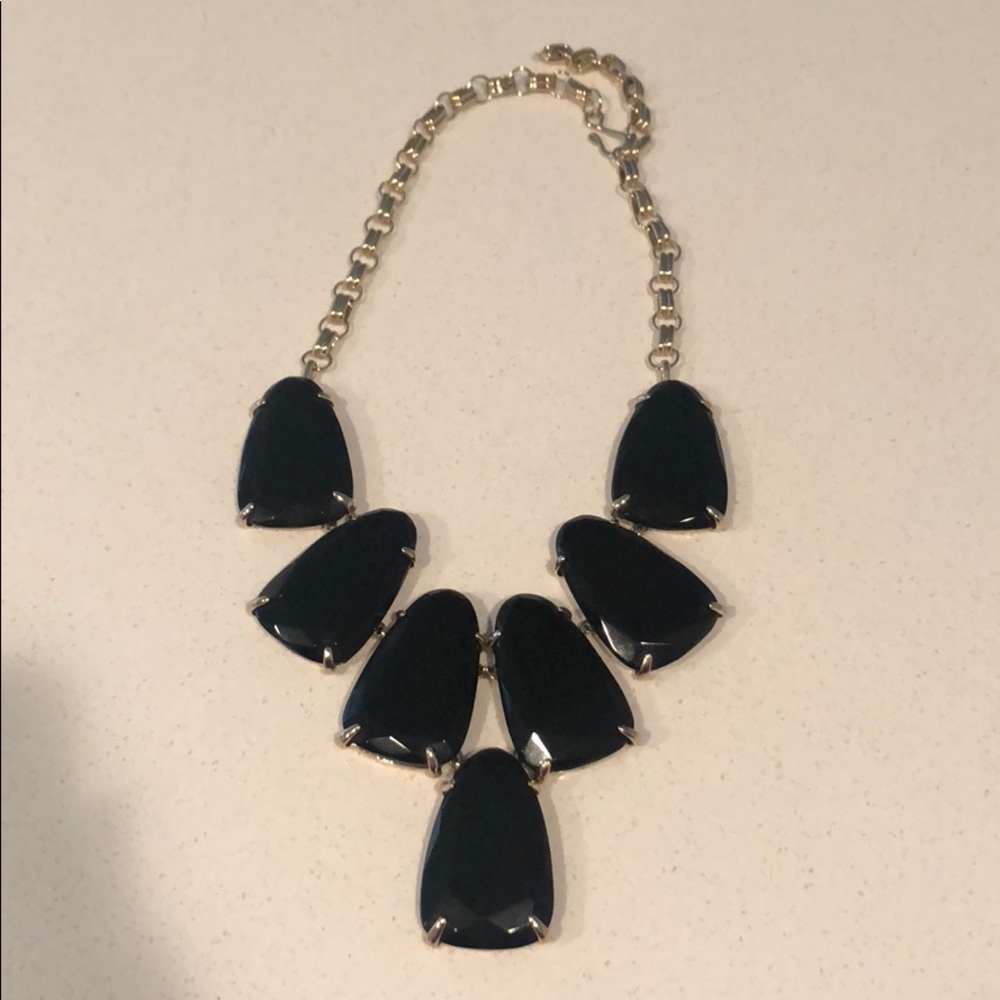 Kendra Scott Black Harlow Necklace